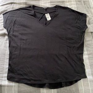 Express BLack Ex Cross Front Top